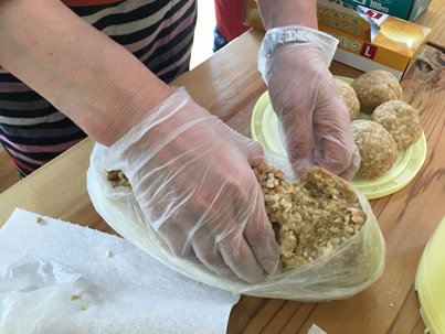 味噌づくり_味噌づくり～味噌団子を作る①
