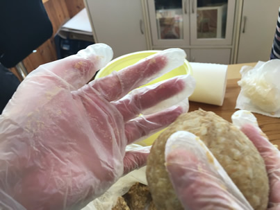 味噌づくり_味噌づくり～味噌団子を作る②